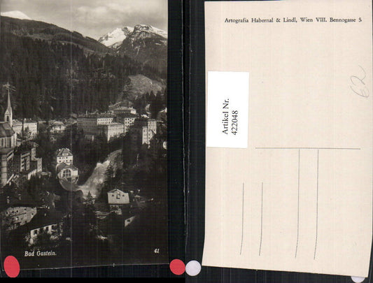 422048,Bad Gastein Teilansicht Bergkulisse