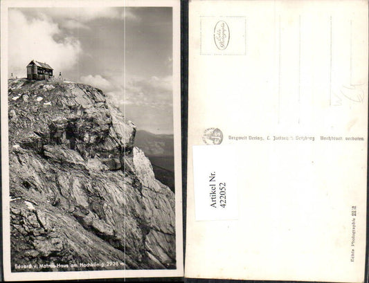 422052,Eduard von Matras-Haus Berghütte am Hochkönig b. Dienten