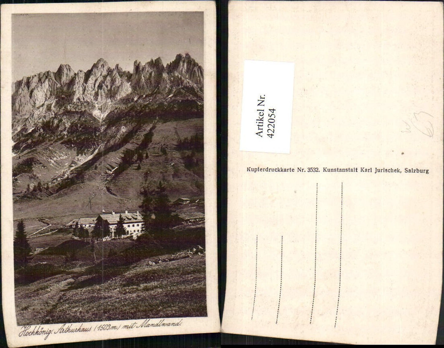 422054,Arthurhaus Berghütte am Hochkönig b. Mühlbach m. Mandlwand Bergkulisse