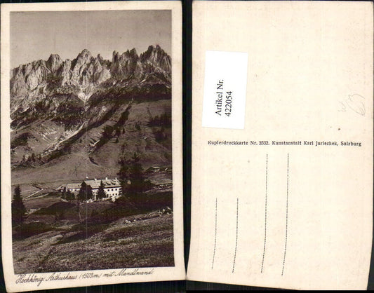 422054,Arthurhaus Berghütte am Hochkönig b. Mühlbach m. Mandlwand Bergkulisse
