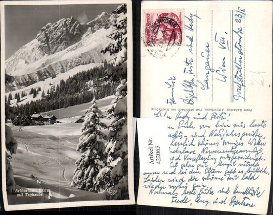 422065,Arthurhaus Berghütte b. Mühlbach m. Taghaube Bergkulisse Winterbild pub Cosy