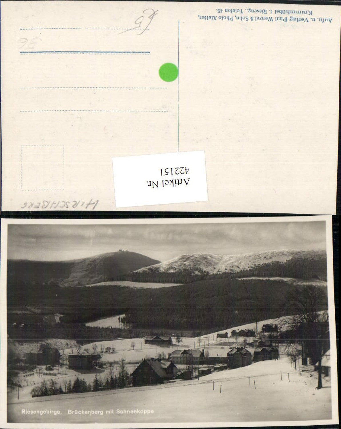 Alte Ansichtskarte – Old Postcard