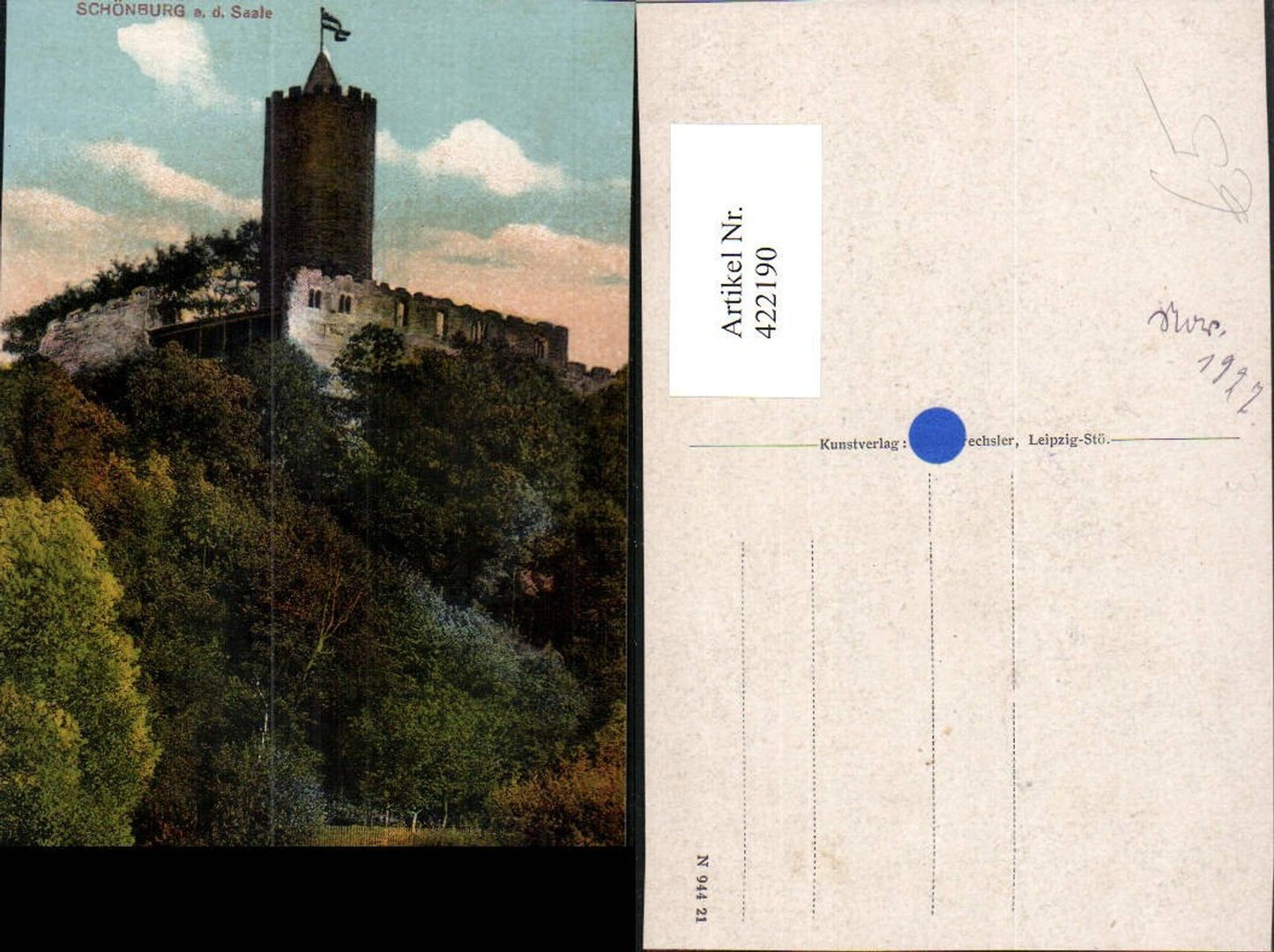 422190,Schönburg an d. Saale Burg Turm