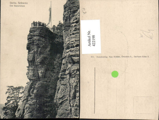 422198,Sächsische Schweiz Basteifelsen Felsen b. Rathen