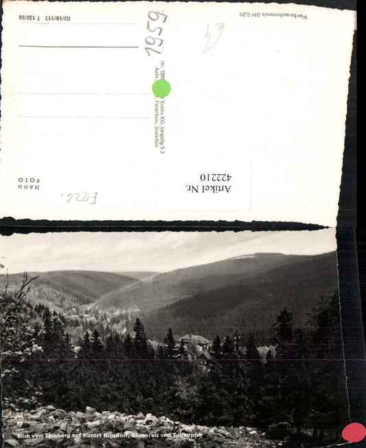 422210,Blick vom Spitzberg auf Kipsdorf Bärenfels u. Tellkoppe