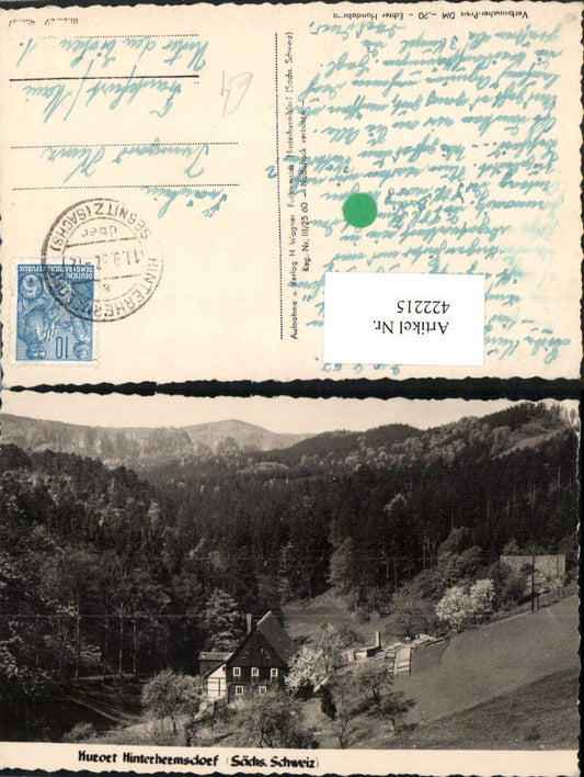 422215,Sächsische Schweiz Hinterhermsdorf Haus