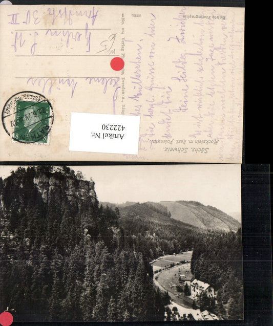 422230,Sächsische Schweiz Hockstein m. Polenztal b. Rathen