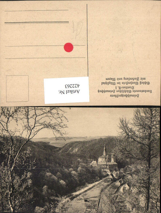 422263,Schloss Weesenstein im Müglitztal m. Finkenfang u. Maxen