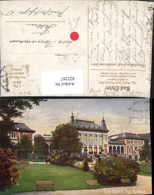 422267,Künstler AK Bad Elster Königliches Kurhaus
