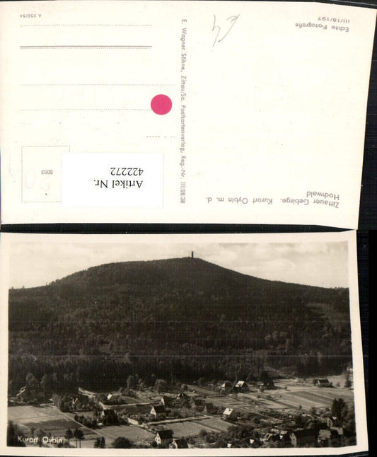 422272,Oybin Teilansicht m. Hochwald