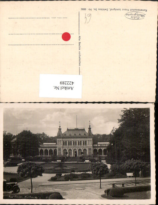 422289,Bad Elster Kurhaus Gebäude
