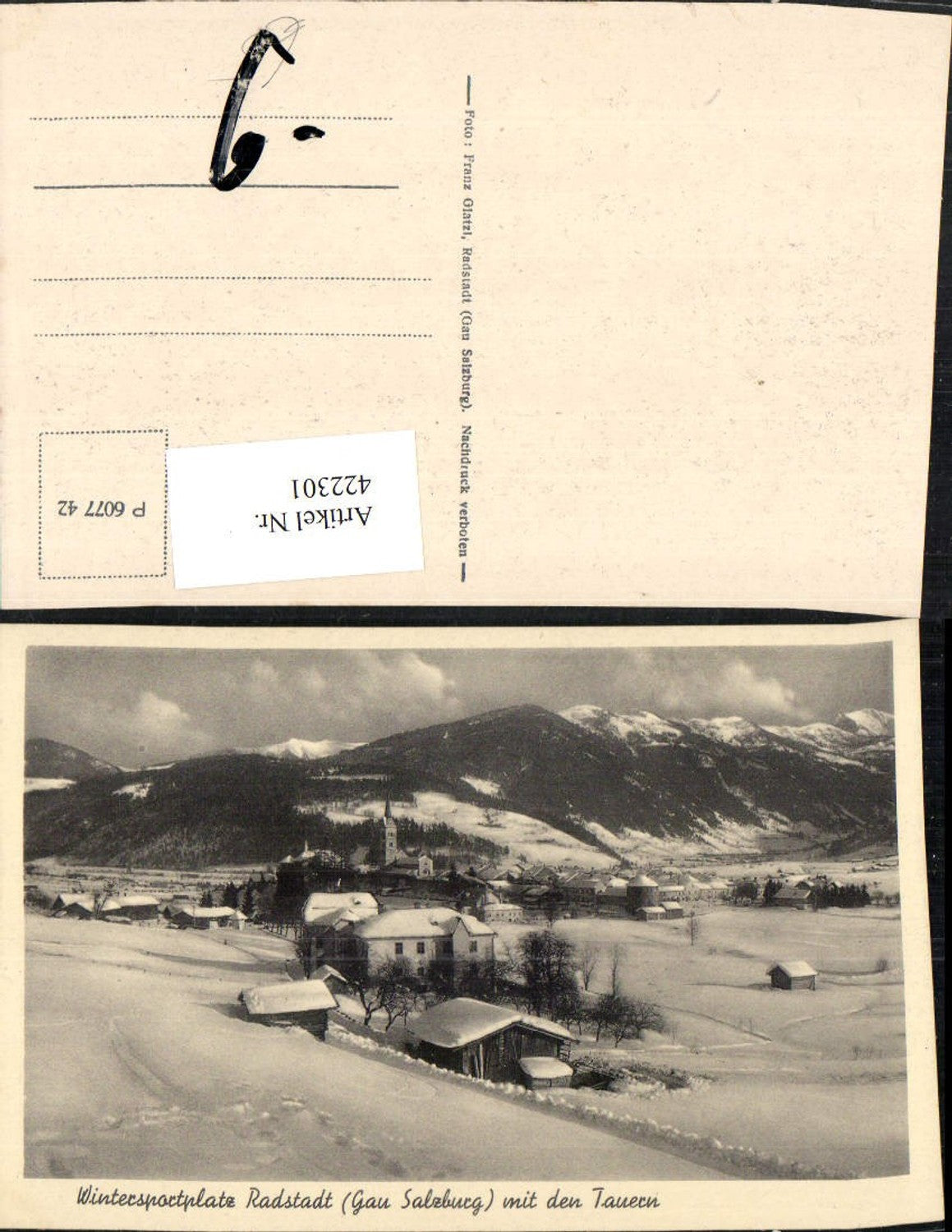 Alte Ansichtskarte – Old Postcard