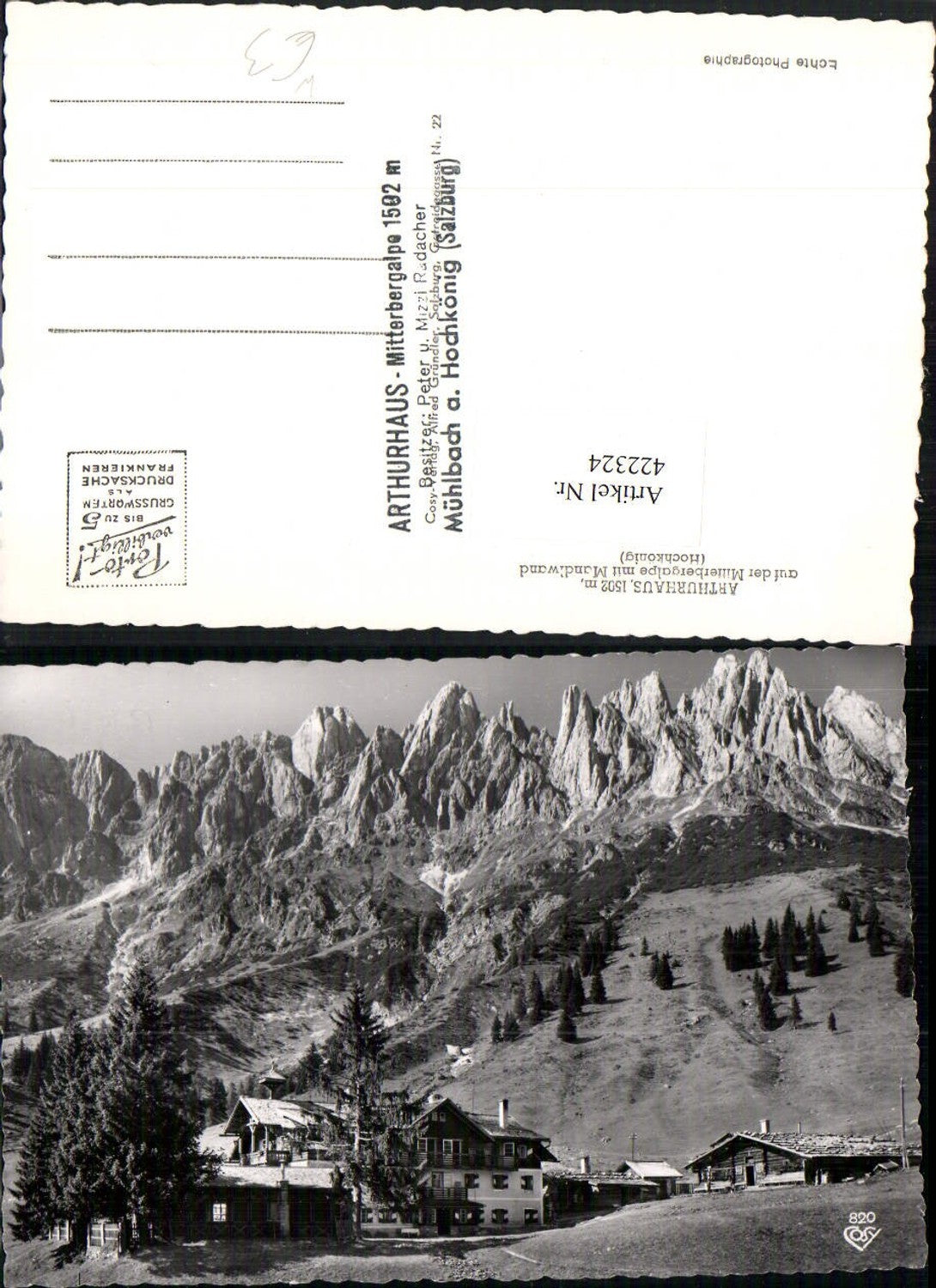 Alte Ansichtskarte – Old Postcard