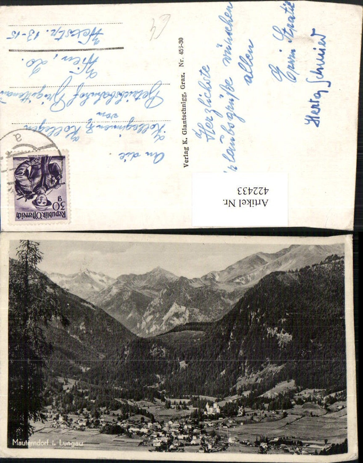 422433,Mauterndorf im Lungau Totale Bergkulisse