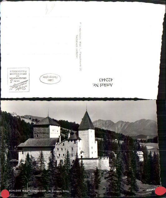422443,Schloss Mauterndorf im Lungau Bergkulisse