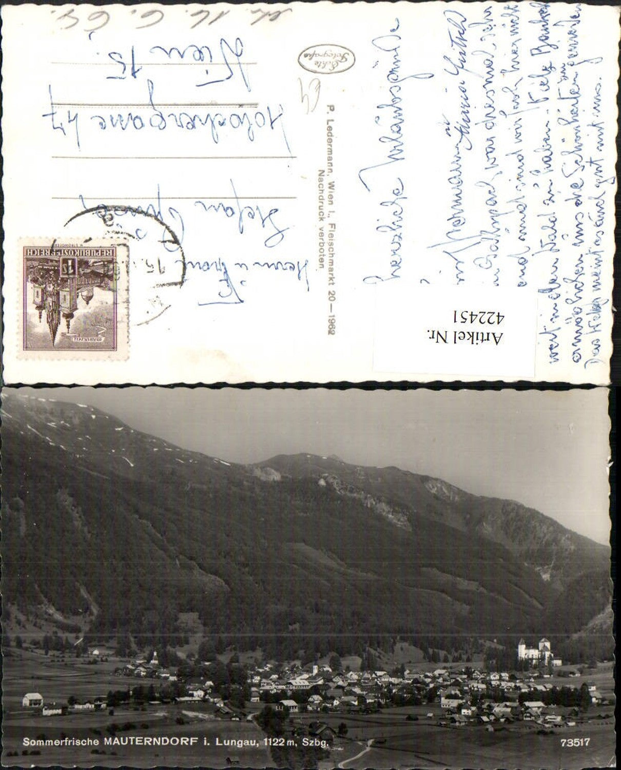 422451,Mauterndorf im Lungau Totale Bergkulisse