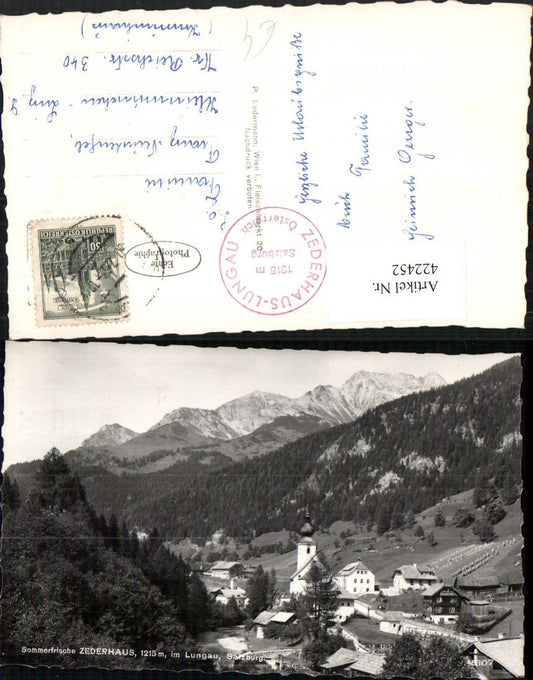 422452,Zederhaus im Lungau Totale Bergkulisse