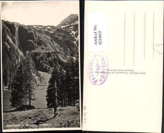 422465,Hintersee See im Felbertal b. Mittersill Bergkulisse