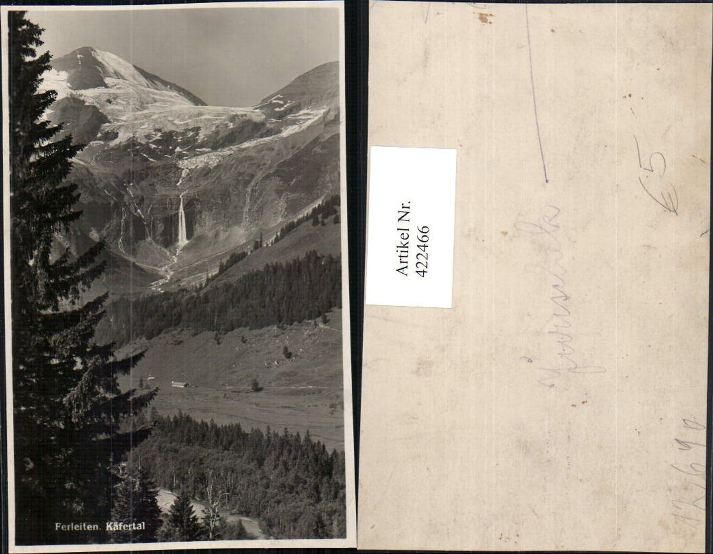 422466,Ferleiten Käfertal b. Fusch an d. Glocknerstraße Bergkulisse