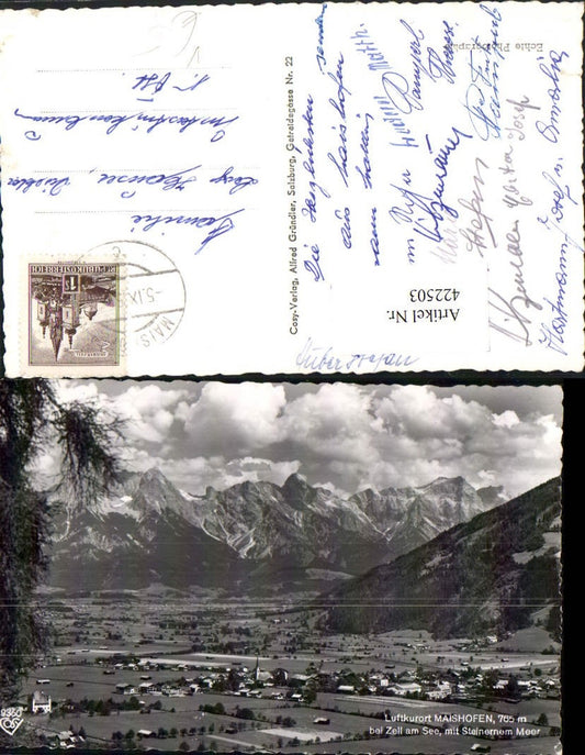 422503,Maishofen b. Zell am See Totale m. Steinernem Meer Bergkulisse pub Cosy 9360