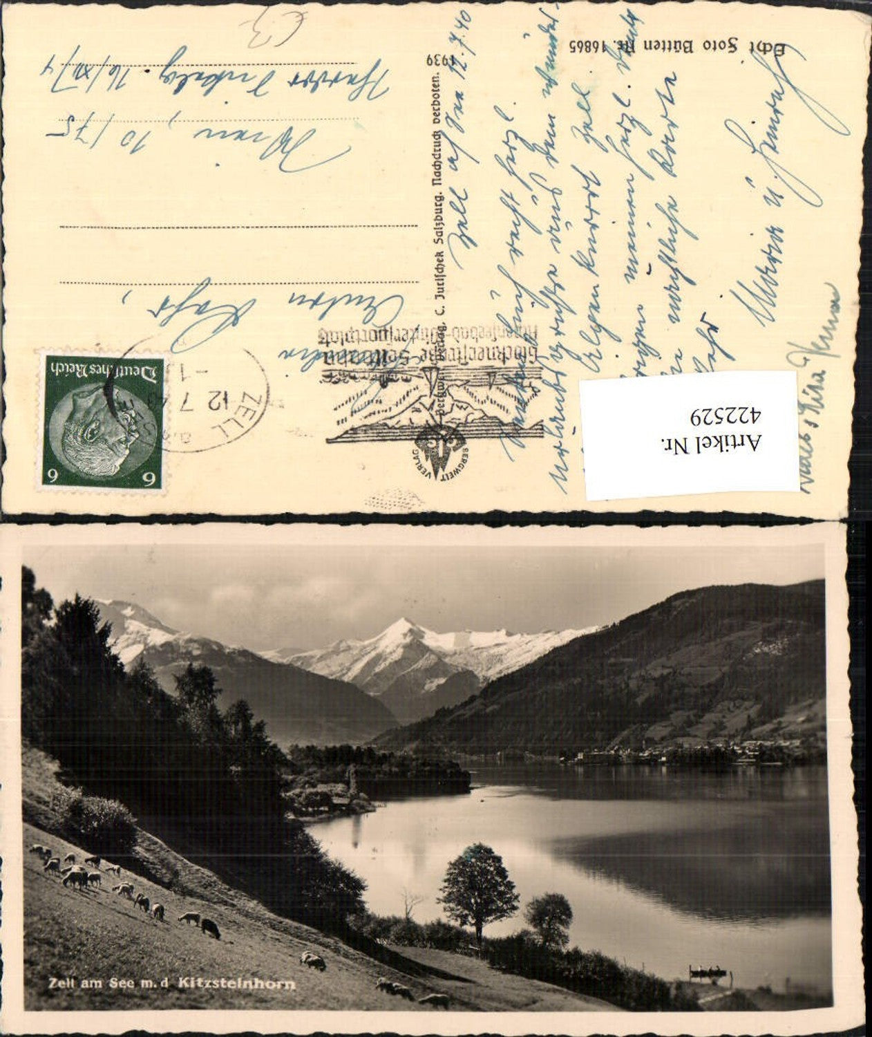 422529,Zell am See m. Kitzsteinhorn Bergkulisse