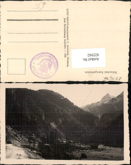 422562,Stubachtal Enzingerboden b. Uttendorf Bergkulisse