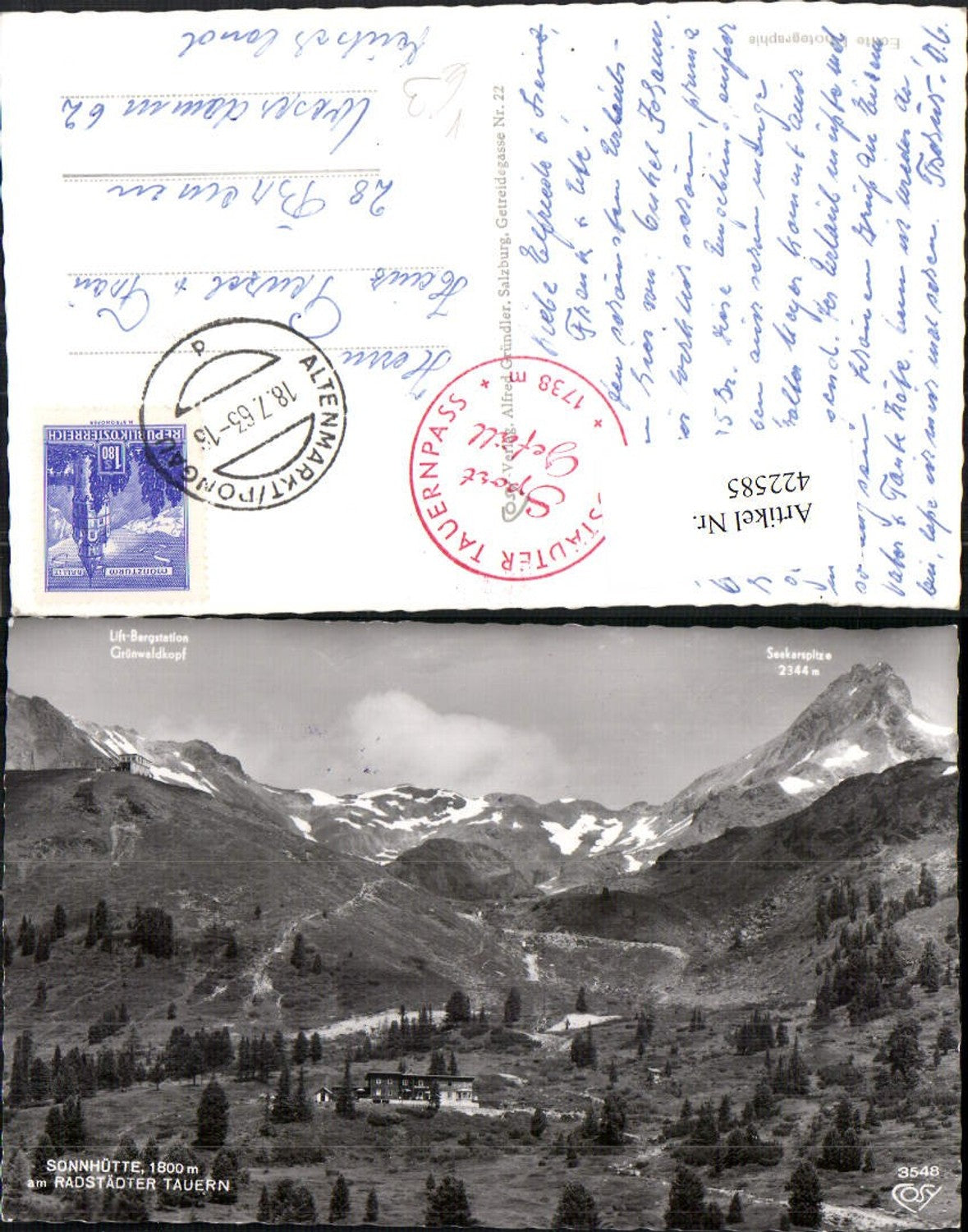 Alte Ansichtskarte – Old Postcard