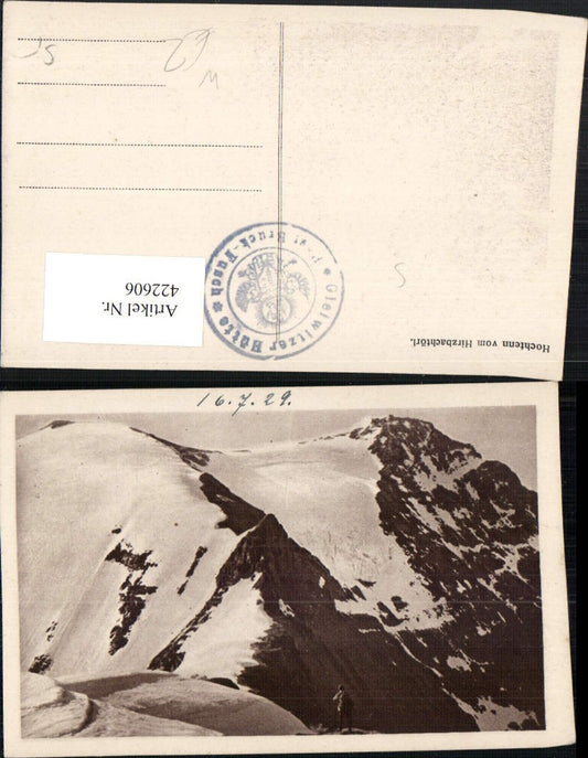 422606,Hochtenn vom Hirzbachtörl b. Fusch Bergkulisse