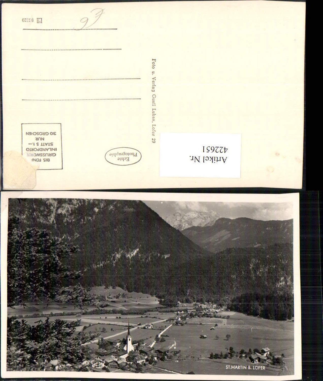 422651,St. Martin bei Lofer Totale Bergkulisse