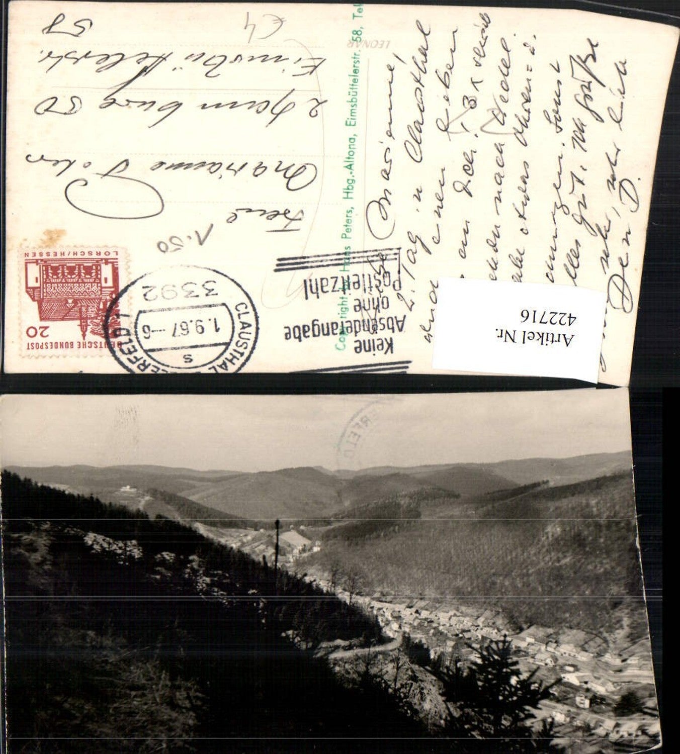 422716,Clausthal-Zellerfeld Teilansicht