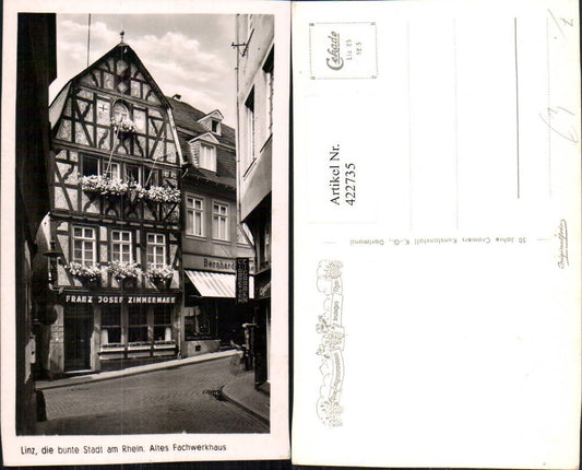 422735,Linz am Rhein Altes Fachwerkhaus Franz Josef Zimmermann