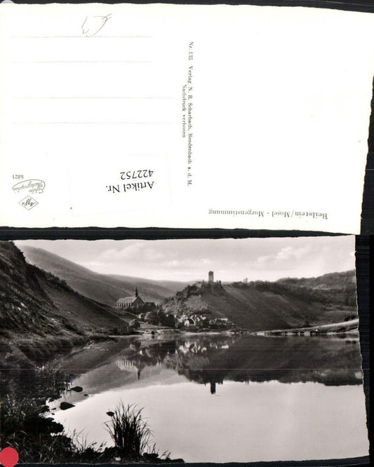 422752,Beilstein an d. Mosel Morgenstimmung Teilansicht