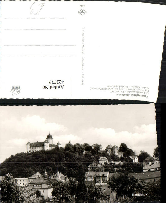 422779,Montabaur Teilansicht m. Schloss