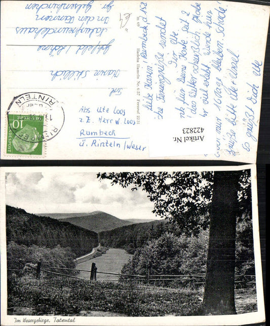 422823,Wesergebirge Totental b. Hameln Bad Münder