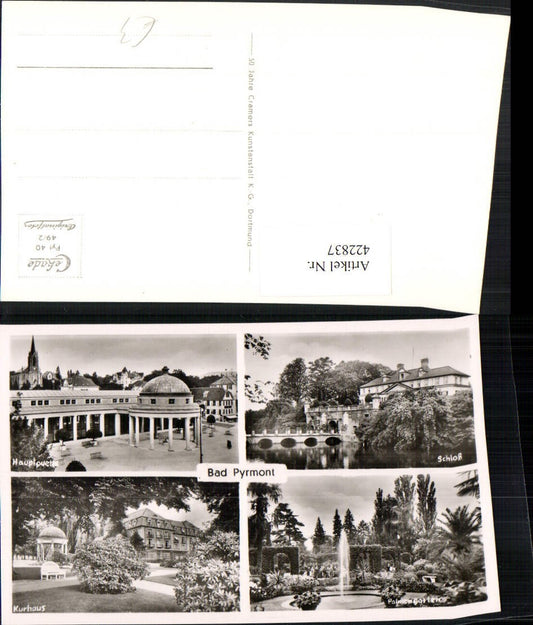422837,Bad Pyrmont Schloss Kurhaus Palmengarten Mehrbildkarte