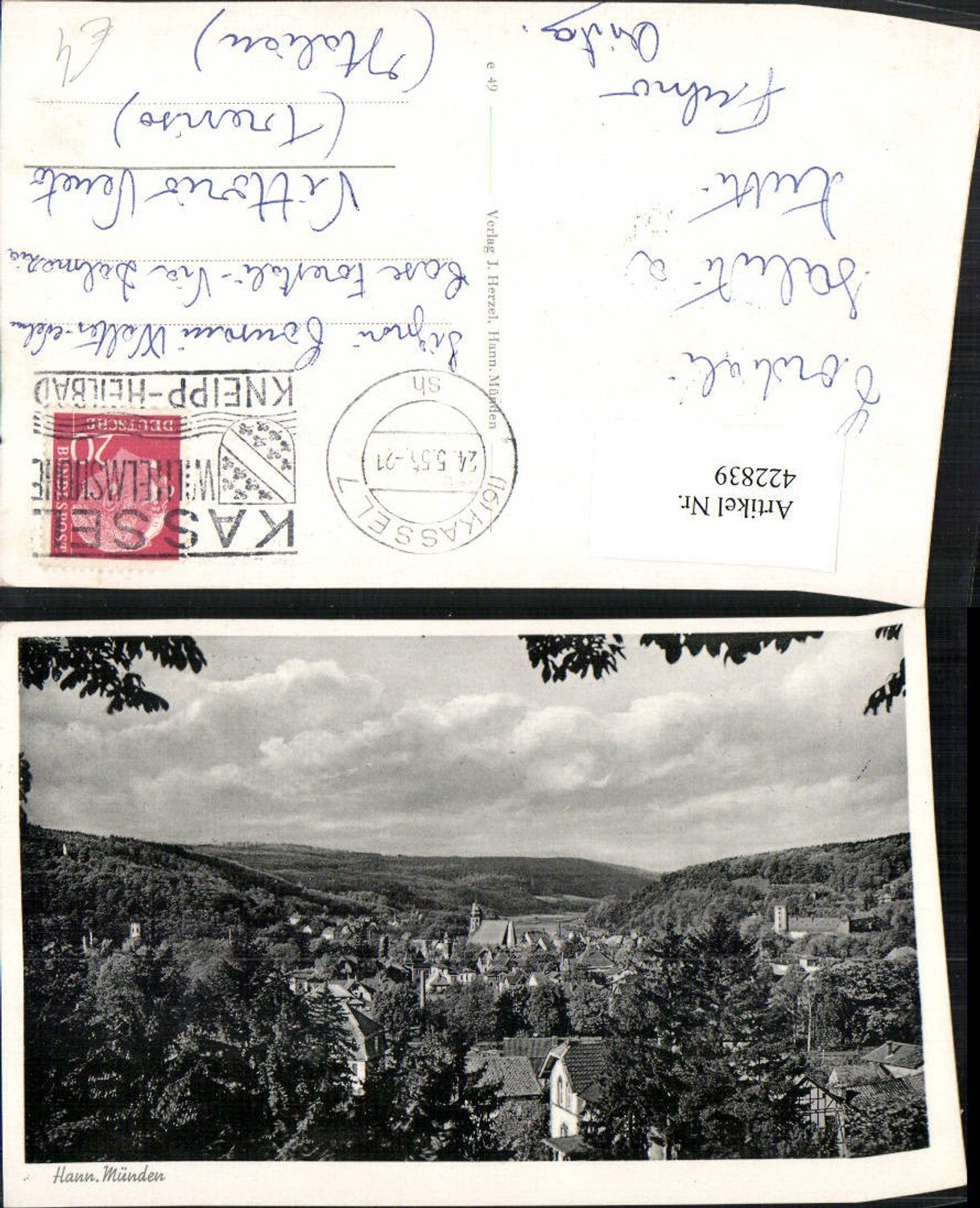 422839,Hannoversch Münden Totale