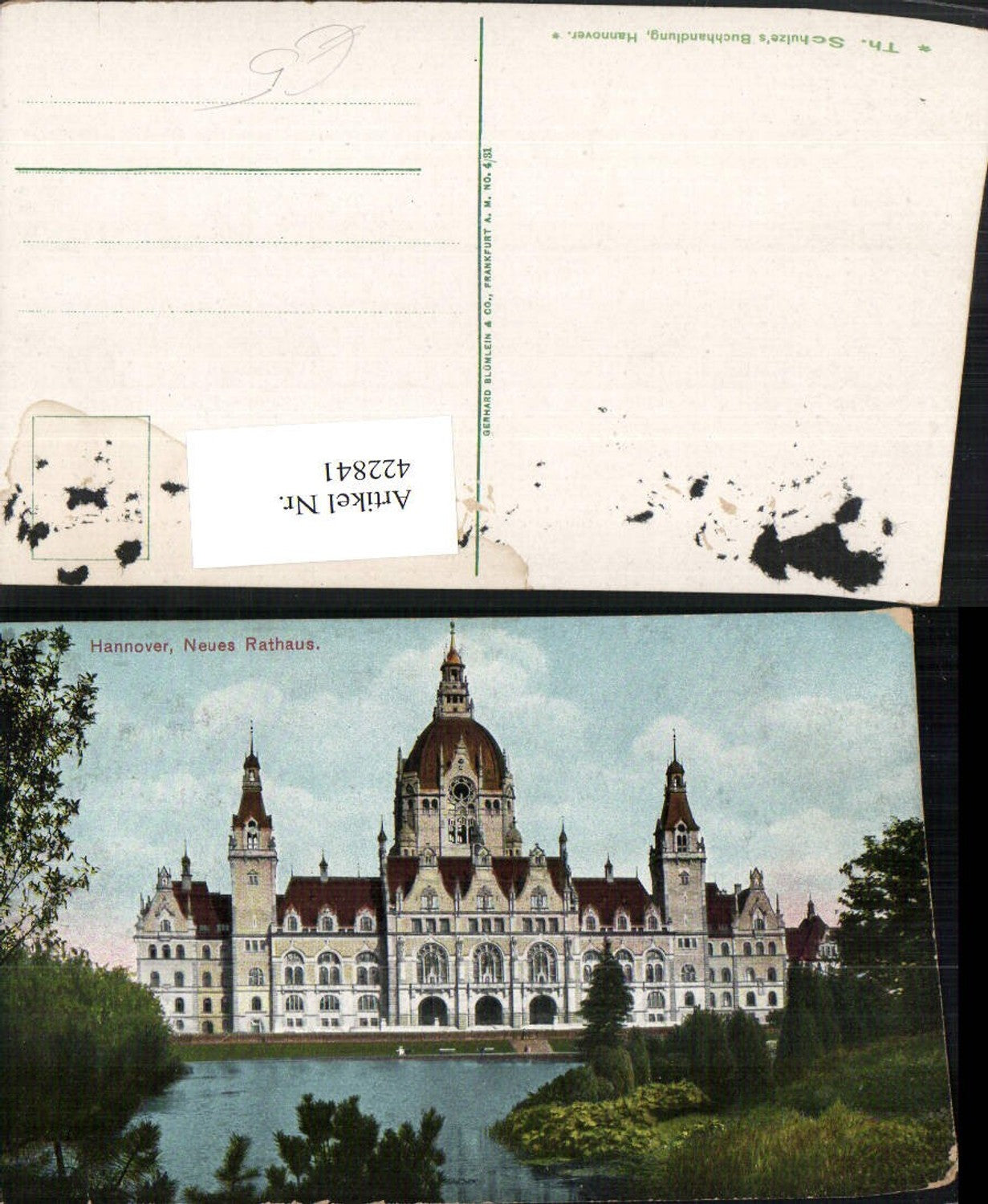 422841,Hannover Neues Rathaus Gebäude