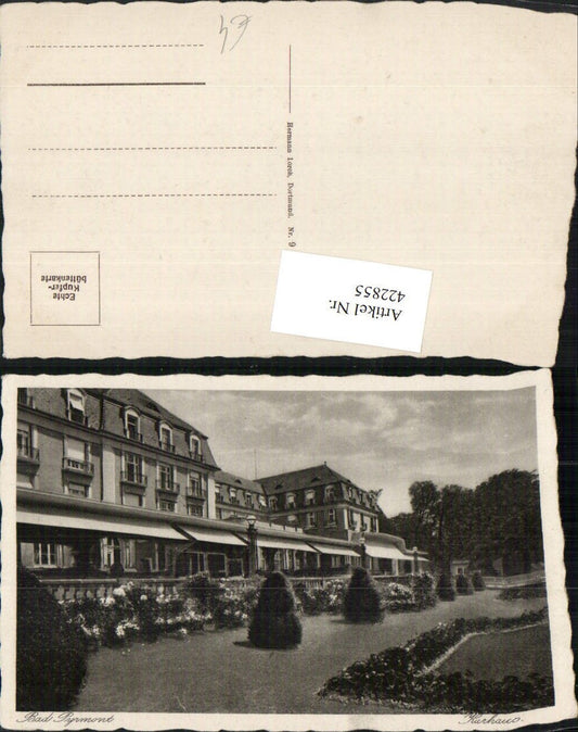 422855,Bad Pyrmont Kurhaus Gebäude