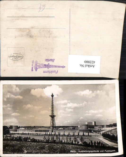 422880,Berlin Ausstellungsgelände und Funkturm Turm