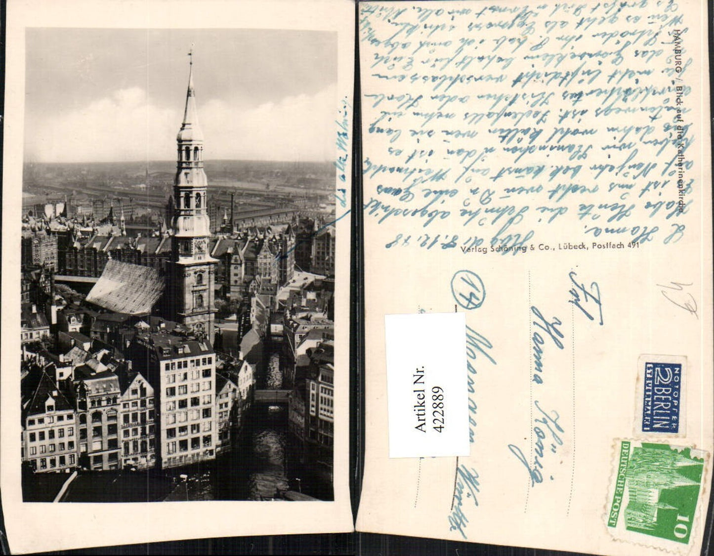 422889,Hamburg Blick auf die Katharinenkirche Kirche