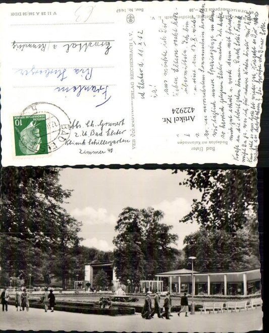422924,Bad Elster Badeplatz m. Kolonnaden pub VEB