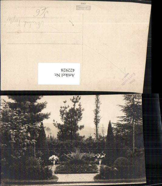 422928,Foto AK Auerbach im Vogtland Garten Motiv pub Foto Kurt Martin