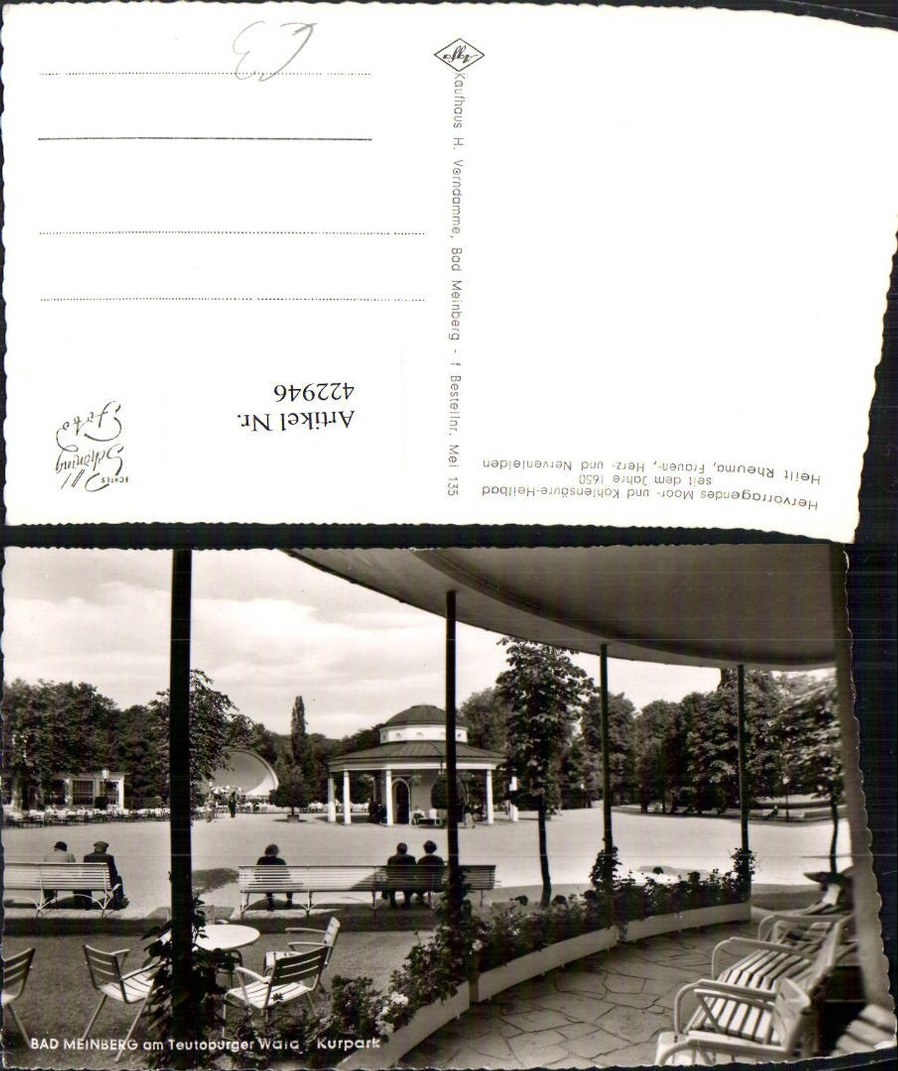 422946,Bad Meinberg am Teutoburger Wald Kurpark Pavillon