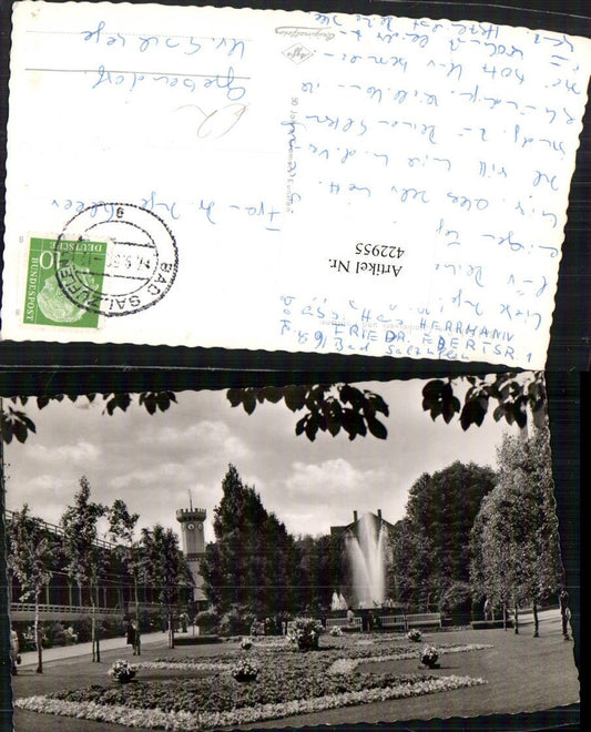 422955,Bad Salzuflen Gradierwerk u. Fontäne