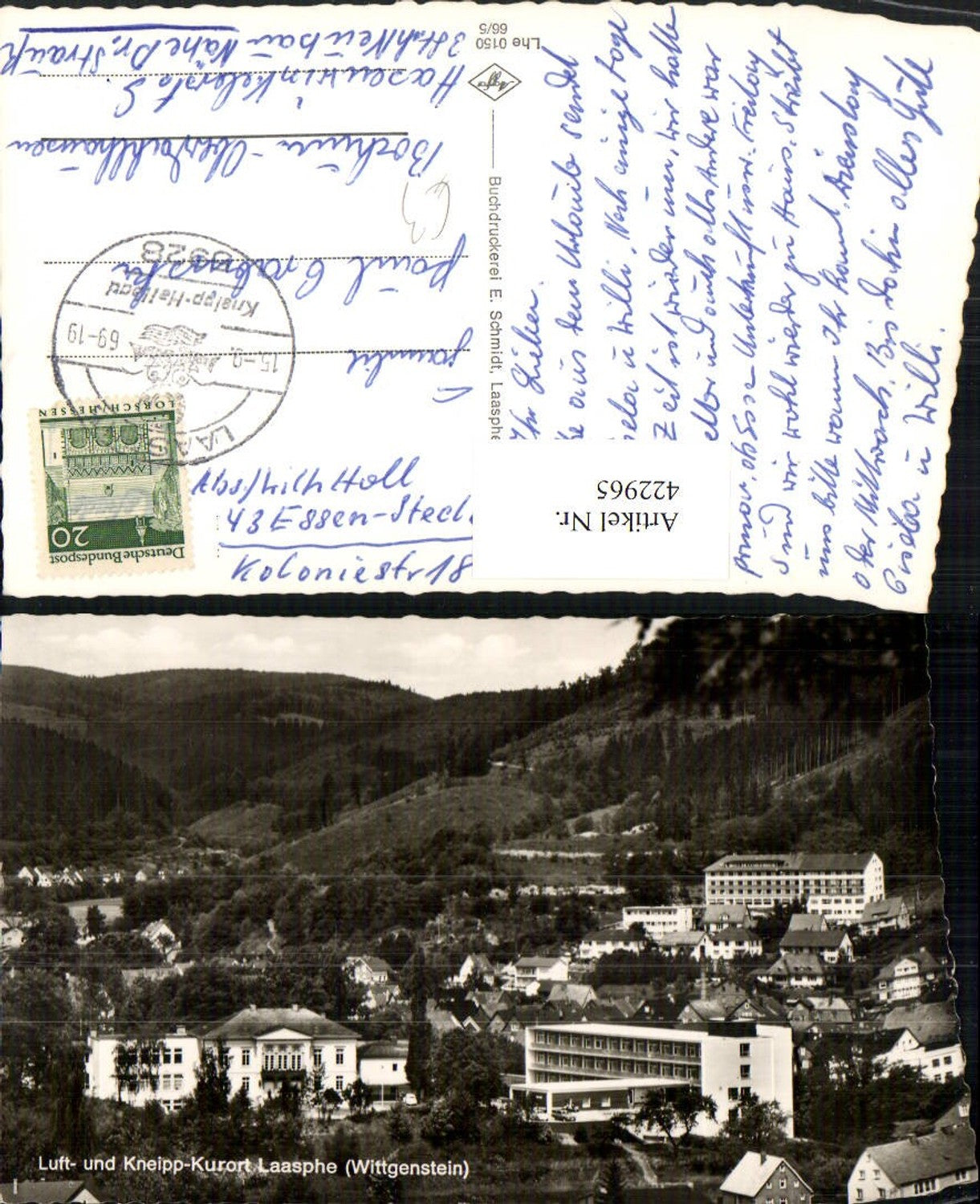 422965,Laasphe Teilansicht Wittgenstein