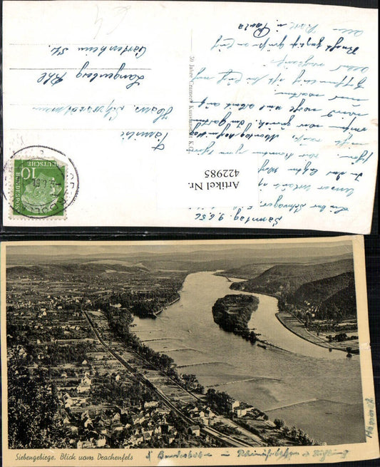 422985,Siebengebirge Blick vom Drachenfels b. Königswinter Totale