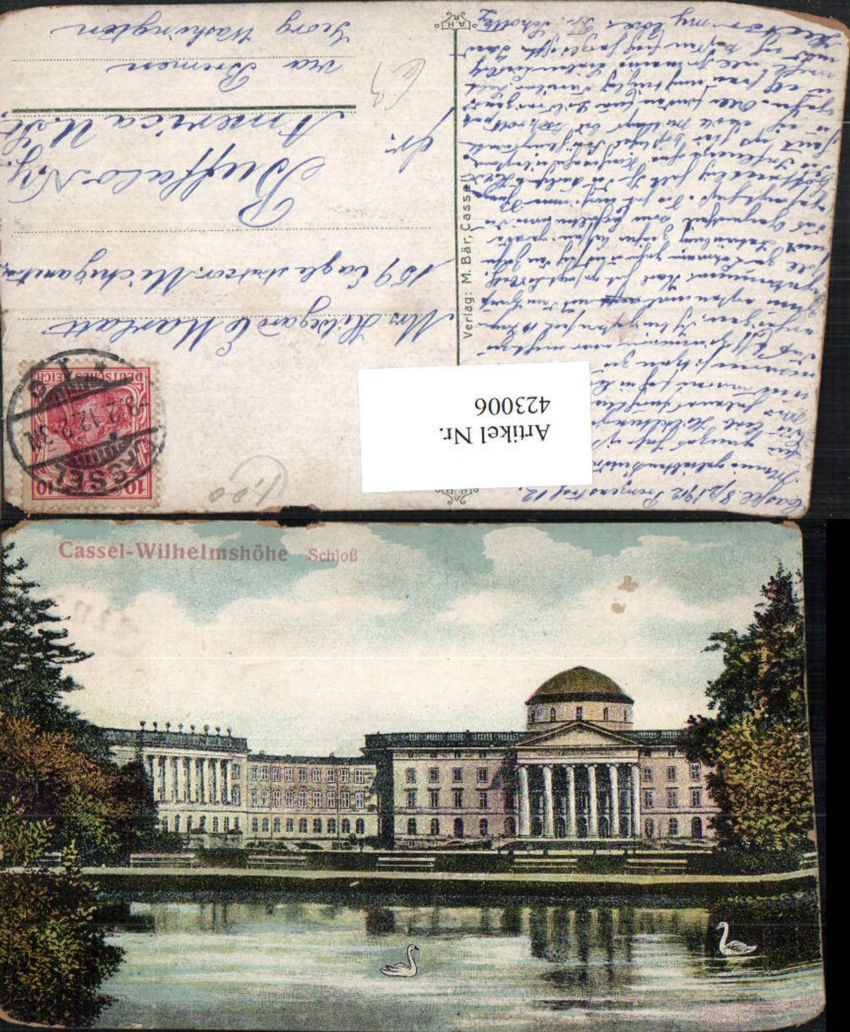 423006,Kassel Cassel Wilhelmshöhe Schloss