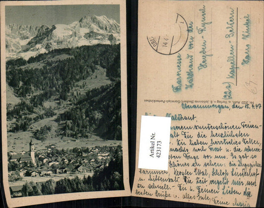 423173,Oberammergau Totale Bergkulisse