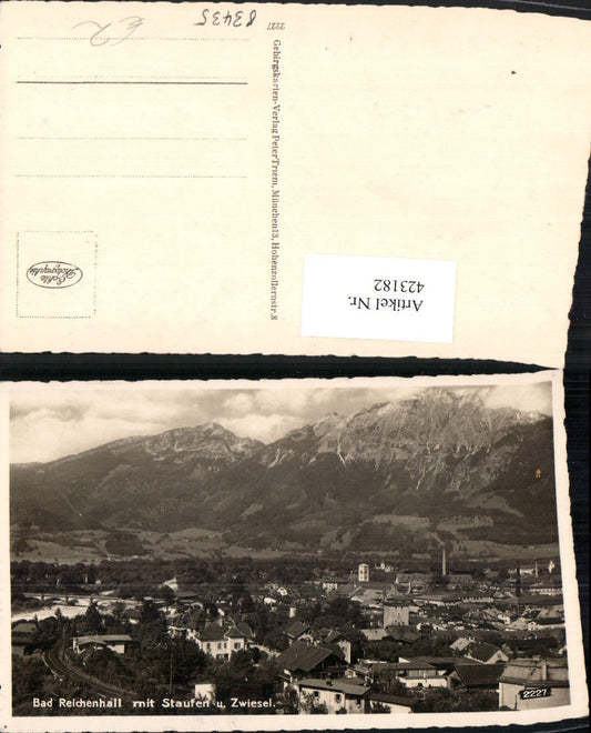 423182, Bad Reichenhall, overall view including Staufen and Zwiesel mountain scenery