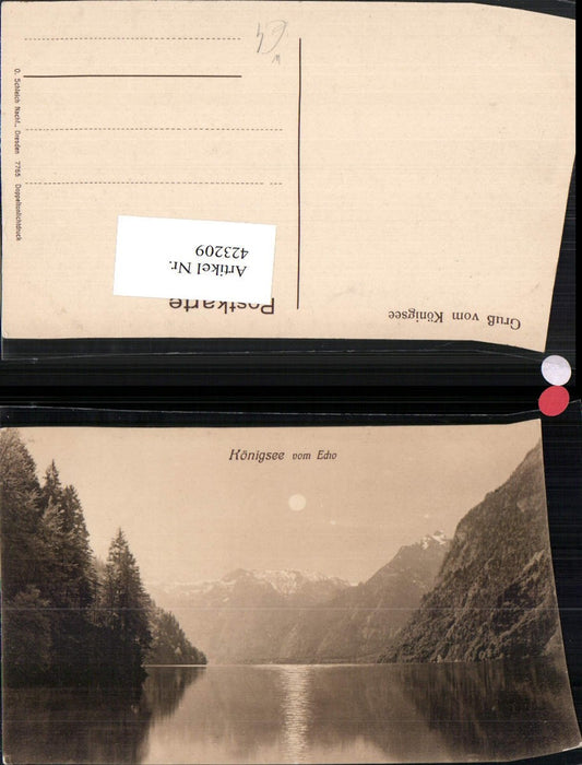 423209,Königssee See b. Schönau vom Echo Bergkulisse